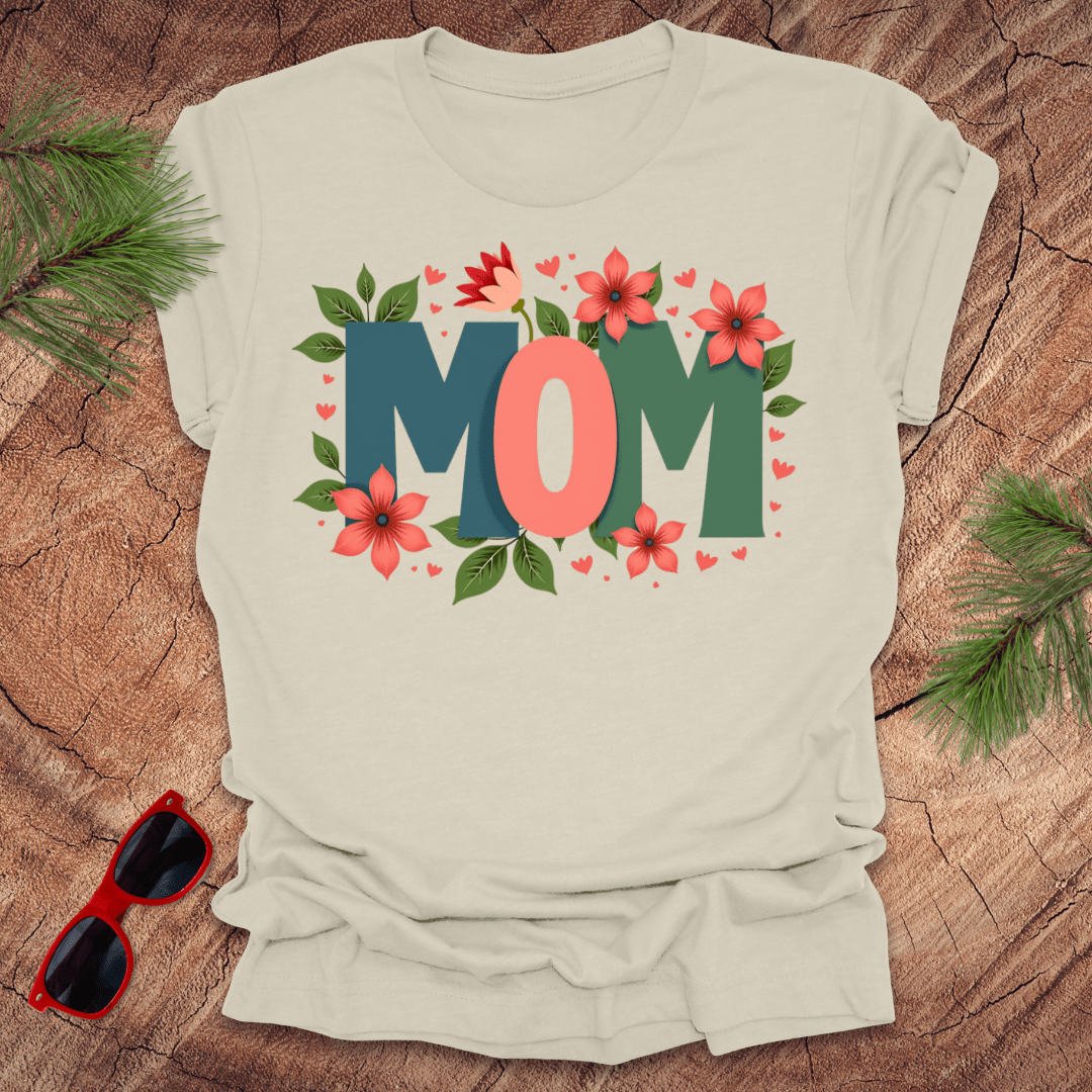 Mom Flowers Tee - Wandering Owl Adventure Gear