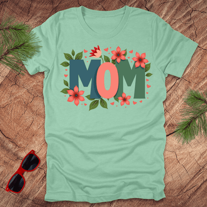 Mom Flowers Tee - Wandering Owl Adventure Gear