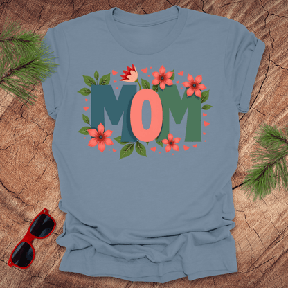 Mom Flowers Tee - Wandering Owl Adventure Gear