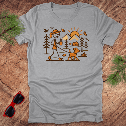 Morning Walk Tee - Wandering Owl Adventure Gear
