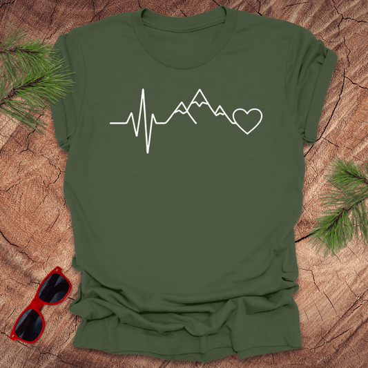 Mountain Heartbeat Tee - Wandering Owl Adventure Gear