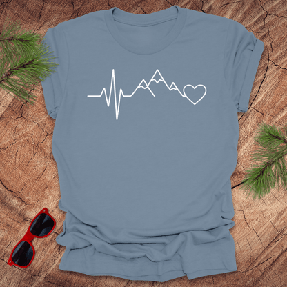 Mountain Heartbeat Tee - Wandering Owl Adventure Gear