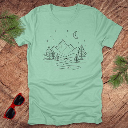 Mountain Serenity Tee - Wandering Owl Adventure Gear