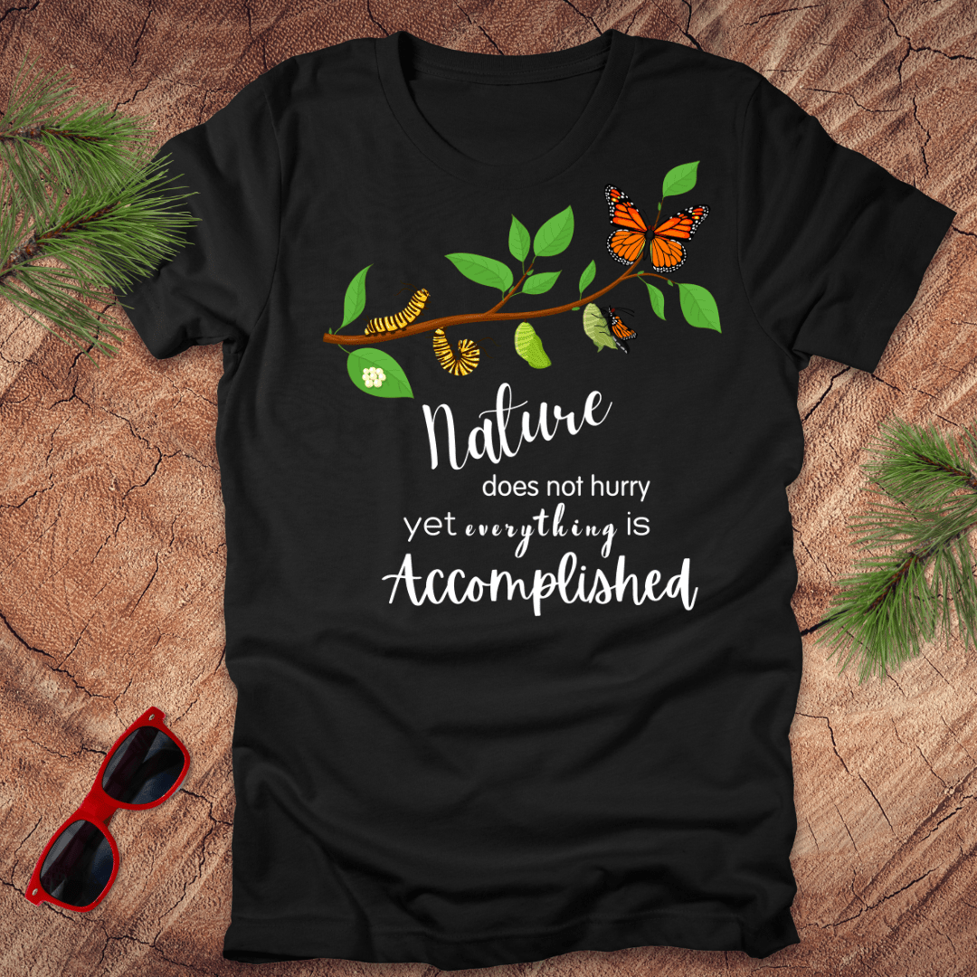 Nature Does Not Hurry Tee - Wandering Owl Adventure Gear