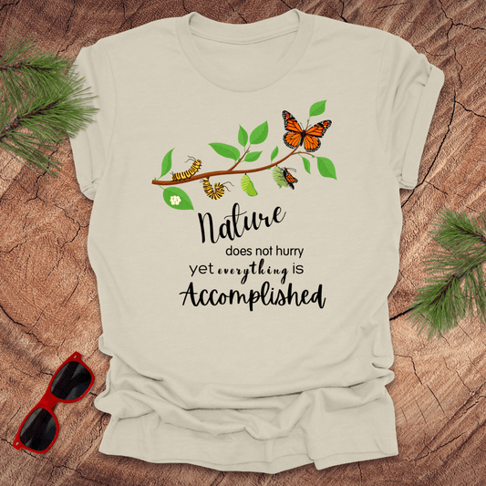 Nature Does Not Hurry Tee - Wandering Owl Adventure Gear