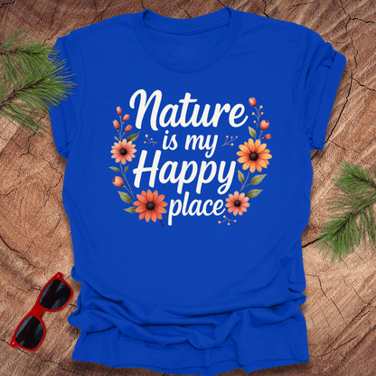 Nature Happy Place Tee - Wandering Owl Adventure Gear