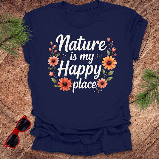 Nature Happy Place Tee - Wandering Owl Adventure Gear