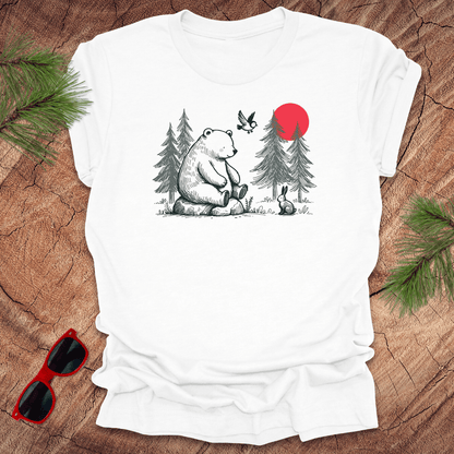 Nature Talks Bear Tee - Wandering Owl Adventure Gear
