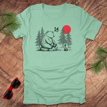 Nature Talks Bear Tee - Wandering Owl Adventure Gear
