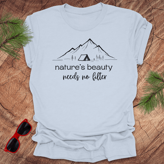 Nature's Beauty Needs No Filter Tee - Wandering Owl Adventure Gear