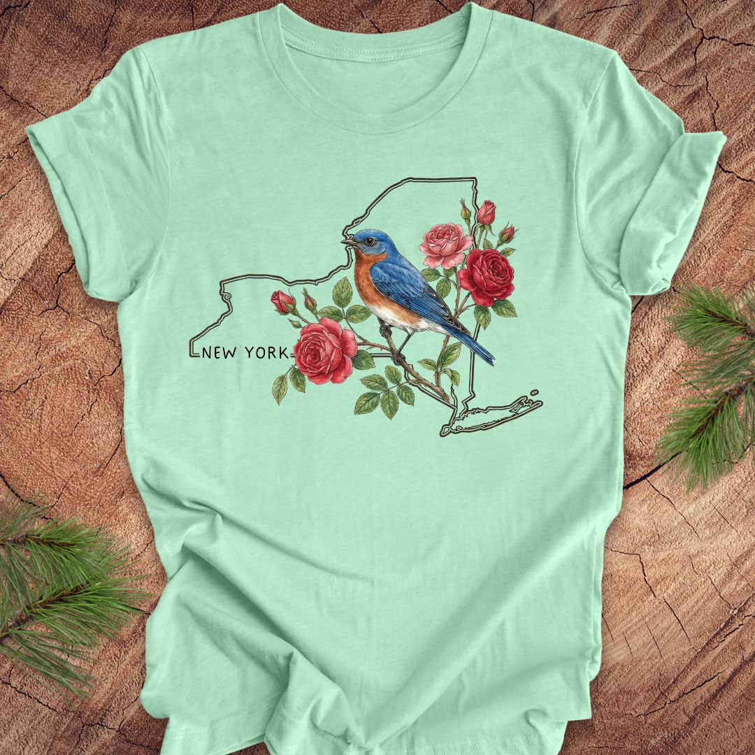 New York State Bird Bluebird Tee