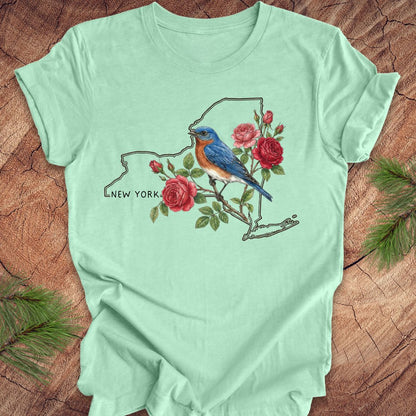 New York State Bird Bluebird Tee