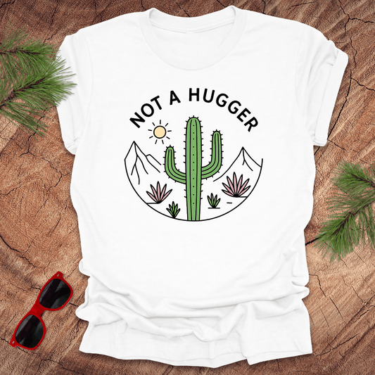 Not A Hugger Cactus Tee - Wandering Owl Adventure Gear