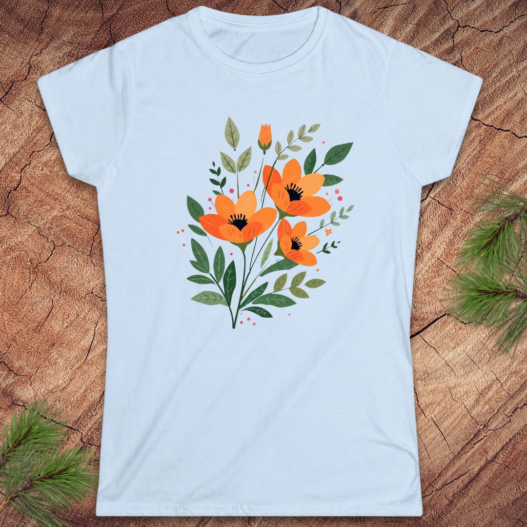 Orange Bouquet Women's Tee