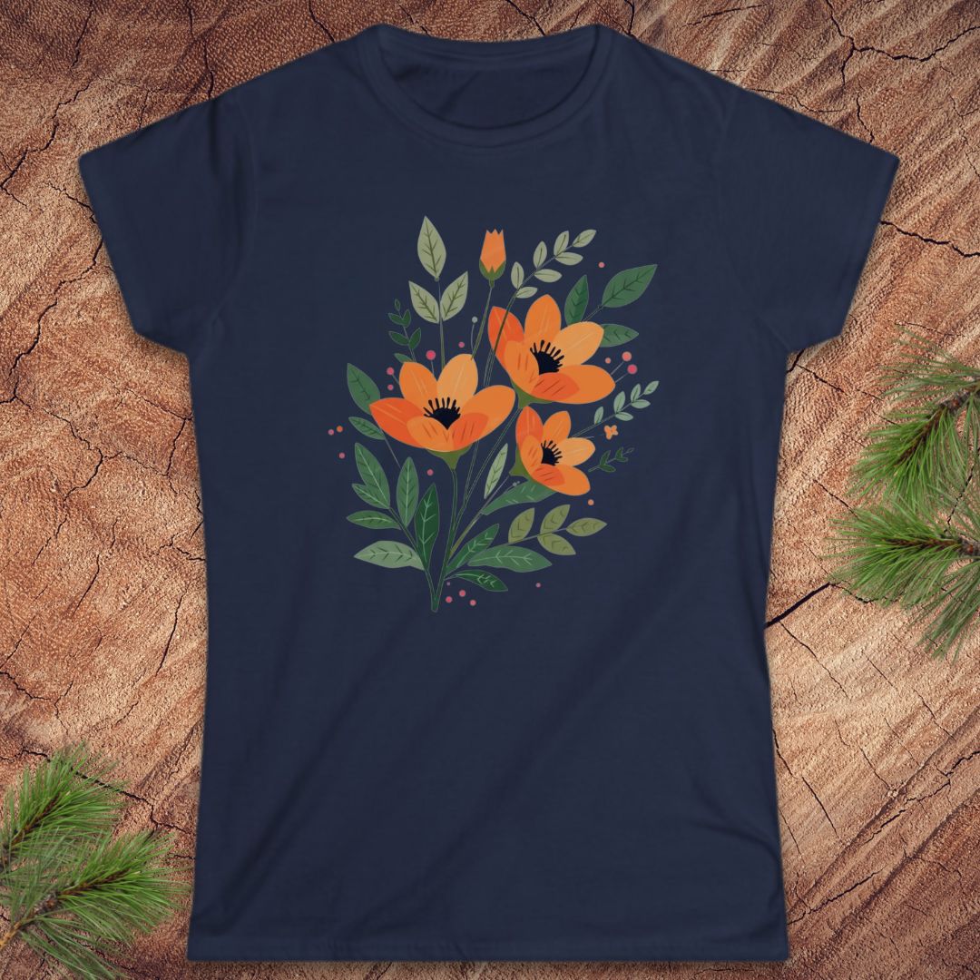 Orange Bouquet Women's Tee
