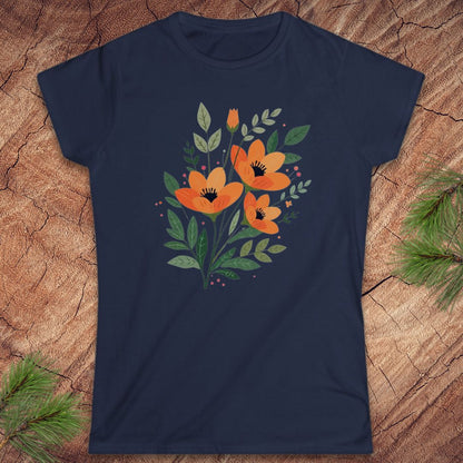 Orange Bouquet Women's Tee
