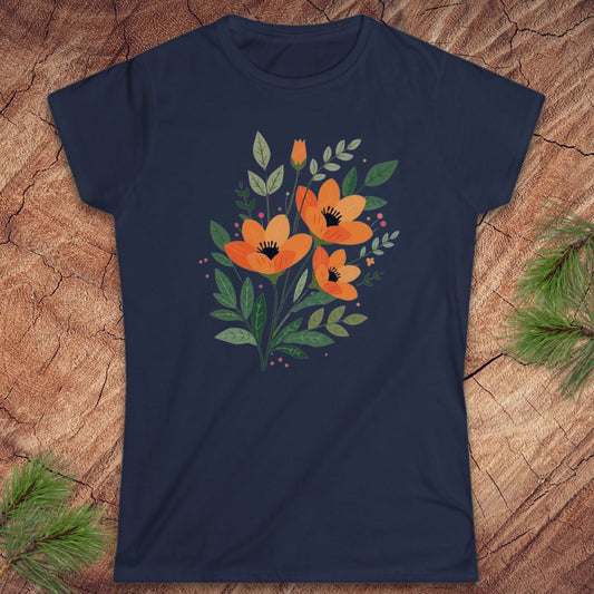 Orange Bouquet Women's Tee