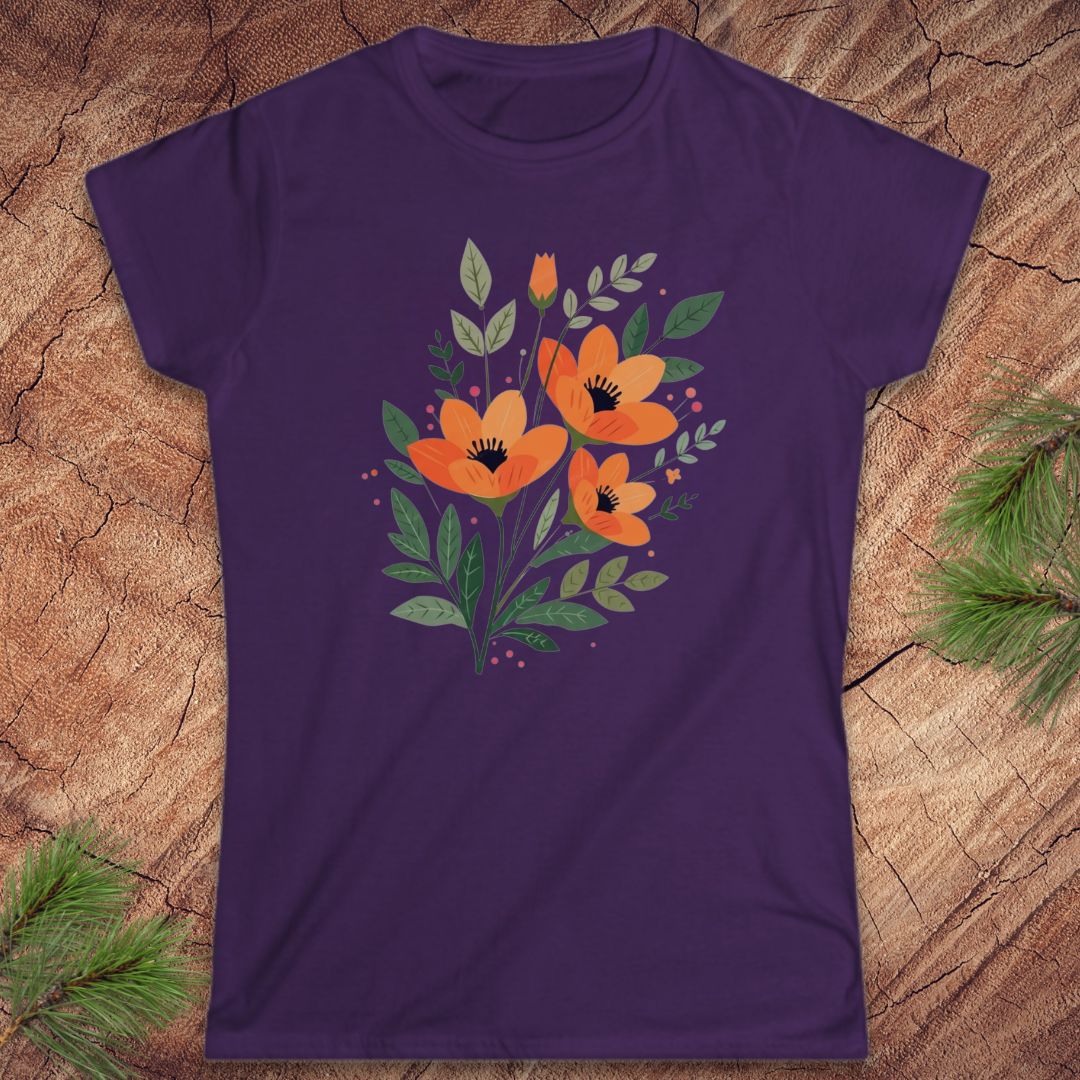 Orange Bouquet Women's Tee