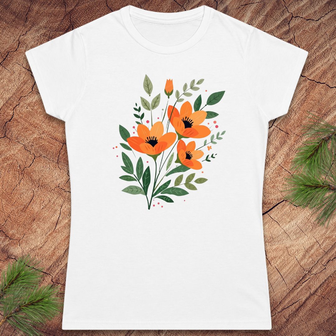 Orange Bouquet Women's Tee