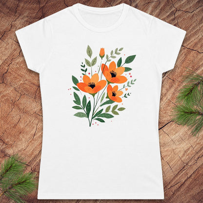Orange Bouquet Women's Tee