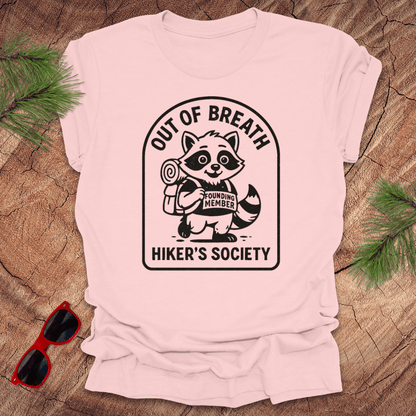 Out of Breath Hiker's Society Tee - Wandering Owl Adventure Gear