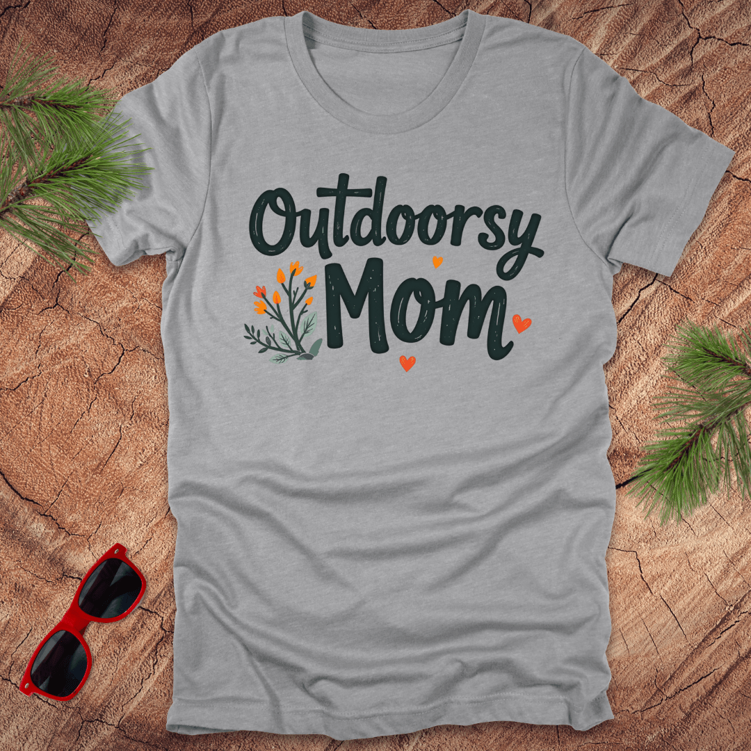 Outdoorsy Mom Tee - Wandering Owl Adventure Gear