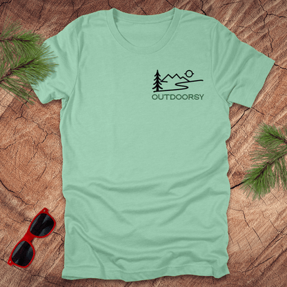 Outdoorsy Pocket Tee - Wandering Owl Adventure Gear