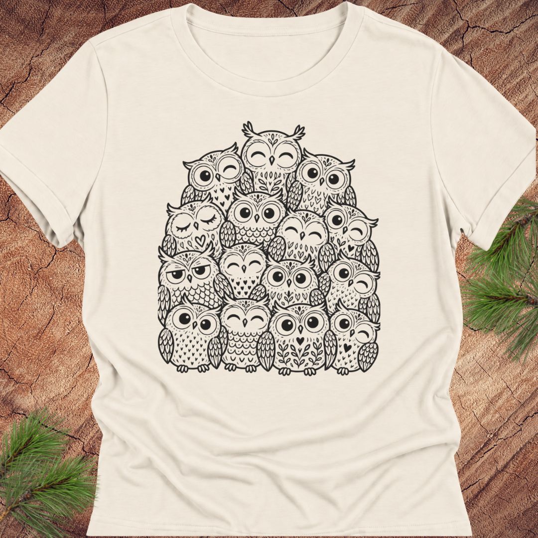 Owl Cluster Women's Relaxed Tee