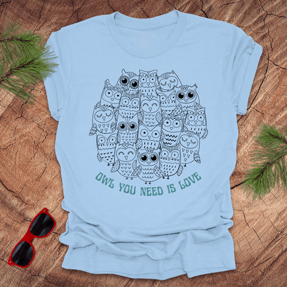 Owl You Need is Love Tee - Wandering Owl Adventure Gear