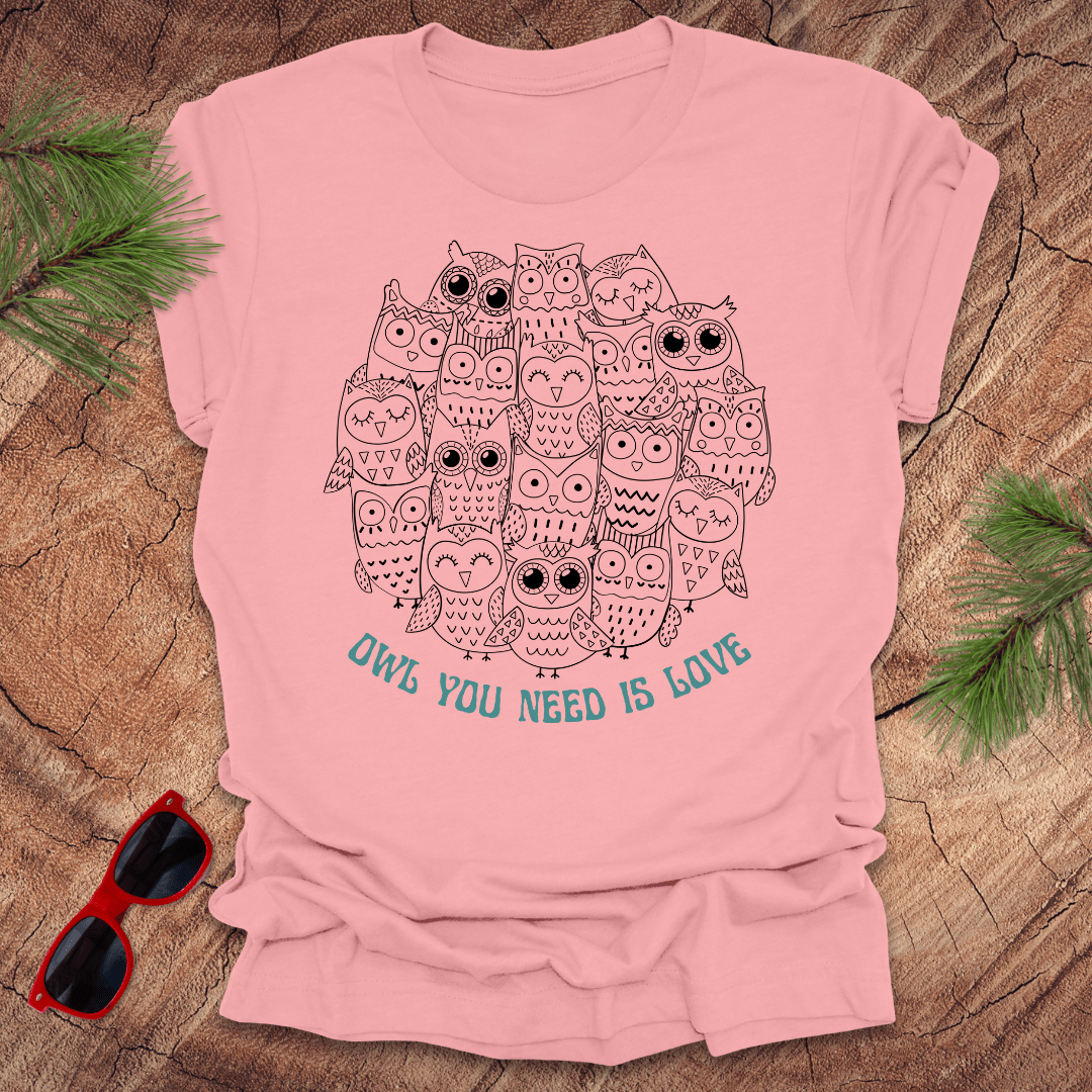 Owl You Need is Love Tee - Wandering Owl Adventure Gear