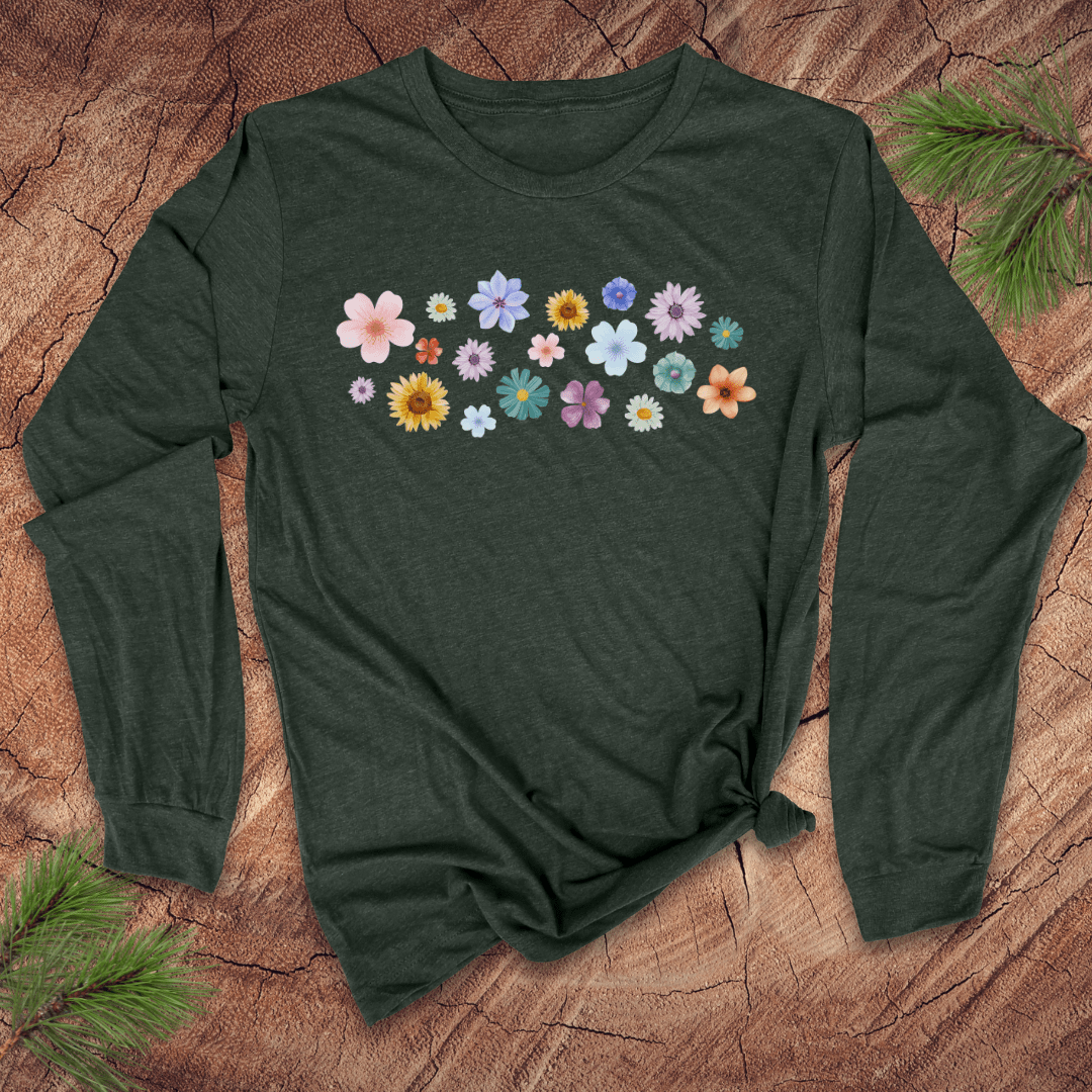 Parade of Flowers Long-Sleeve Tee