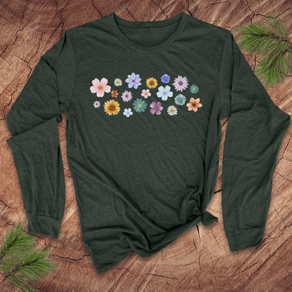 Parade of Flowers Long-Sleeve Tee