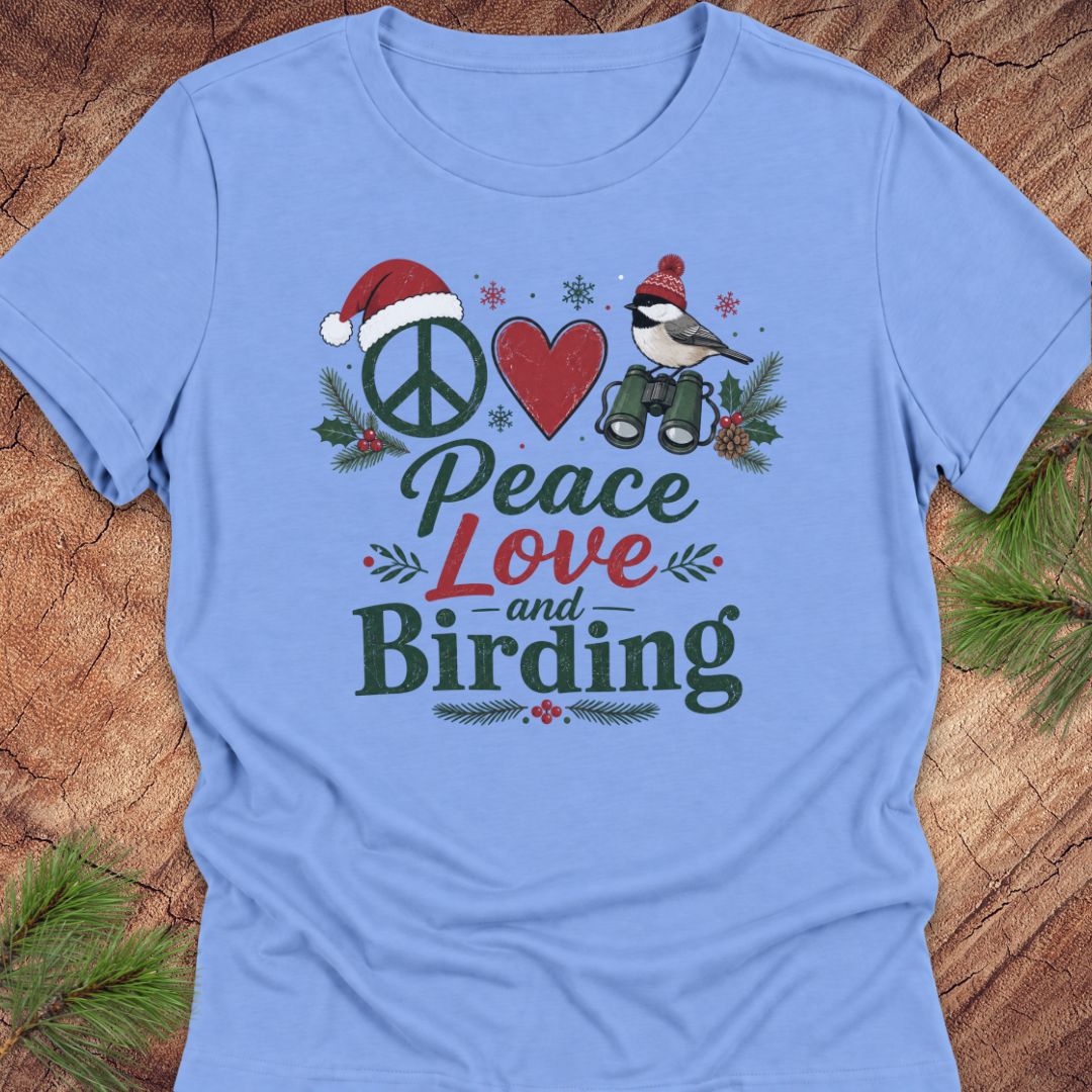 Peace Love and Birding Women's Relaxed Tee