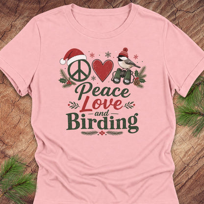 Peace Love and Birding Women's Relaxed Tee