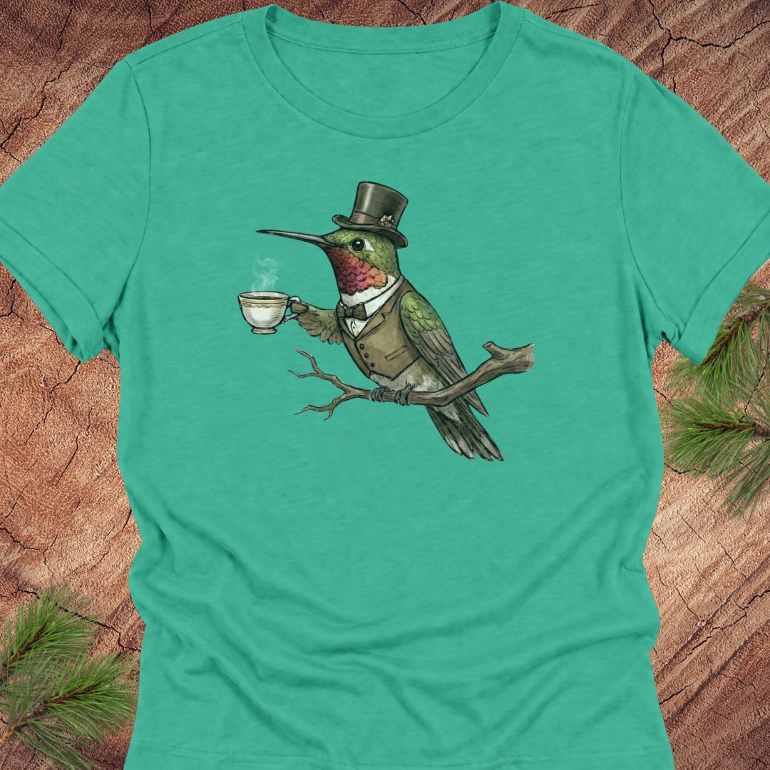 Posh Hummingbird Women's Relaxed Tee