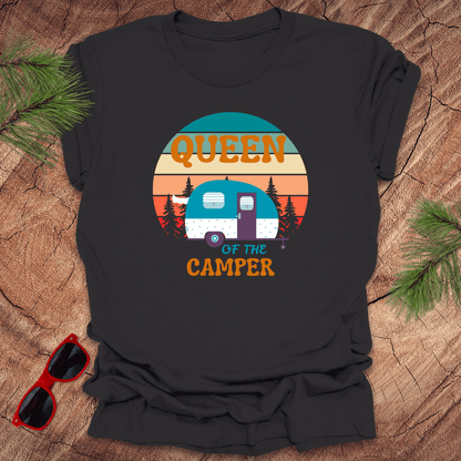 Queen of the Camper Tee - Wandering Owl Adventure Gear