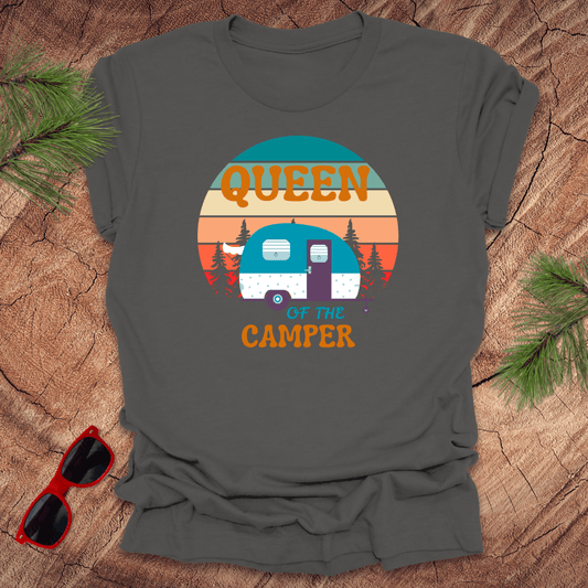 Queen of the Camper Tee - Wandering Owl Adventure Gear