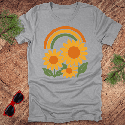 Rainbows and Sunflowers Tee - Wandering Owl Adventure Gear