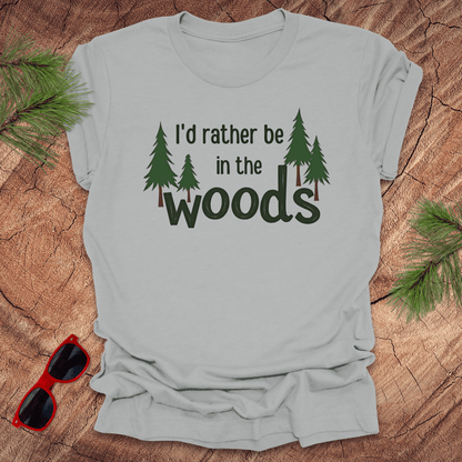 Rather Be in the Woods Unisex Tee - Wandering Owl Adventure Gear