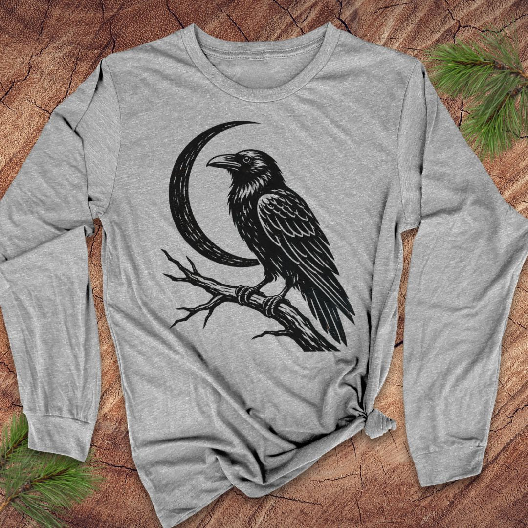 Raven Moon Long-Sleeve Tee