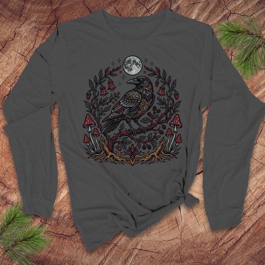 Raven of the Woods Long-Sleeve Tee