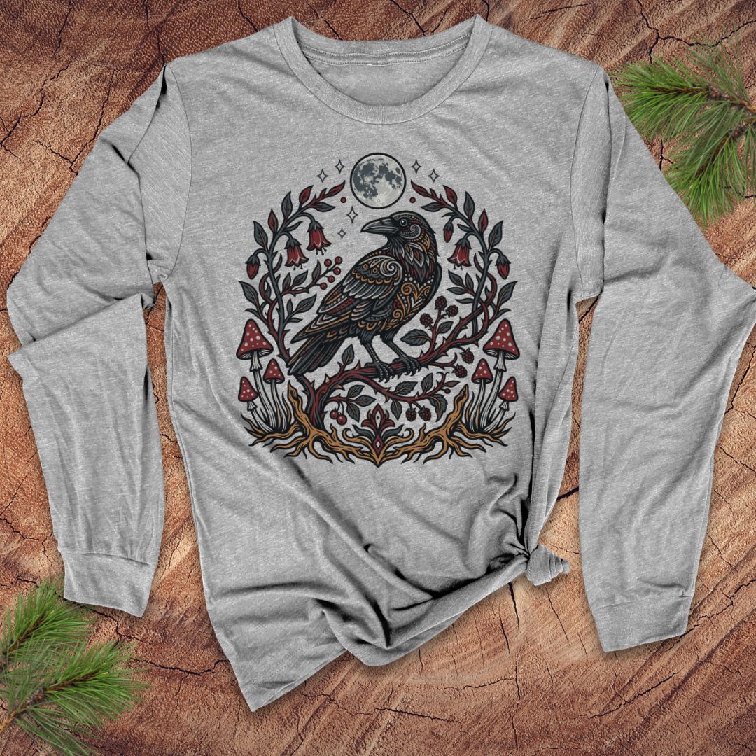 Raven of the Woods Long-Sleeve Tee
