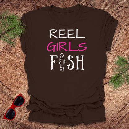 Reel Girls Fish Tee - Wandering Owl Adventure Gear