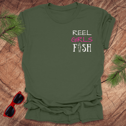 Reel Girls Fish Tee - Wandering Owl Adventure Gear