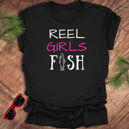 Reel Girls Fish Tee - Wandering Owl Adventure Gear