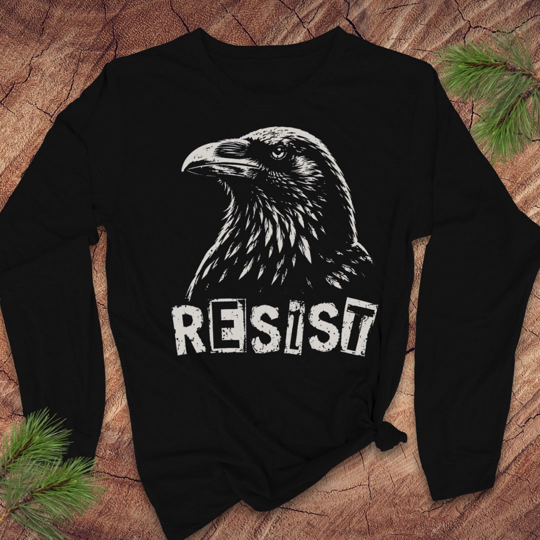 Resist Raven Long-Sleeve Tee