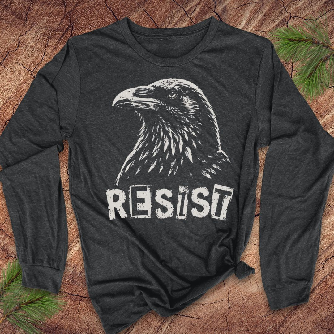 Resist Raven Long-Sleeve Tee