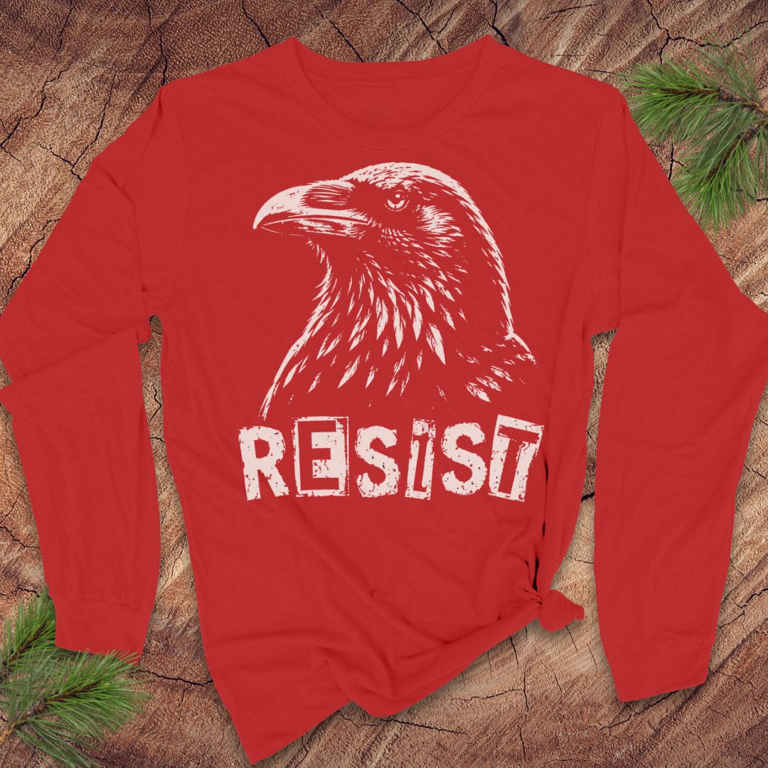 Resist Raven Long-Sleeve Tee