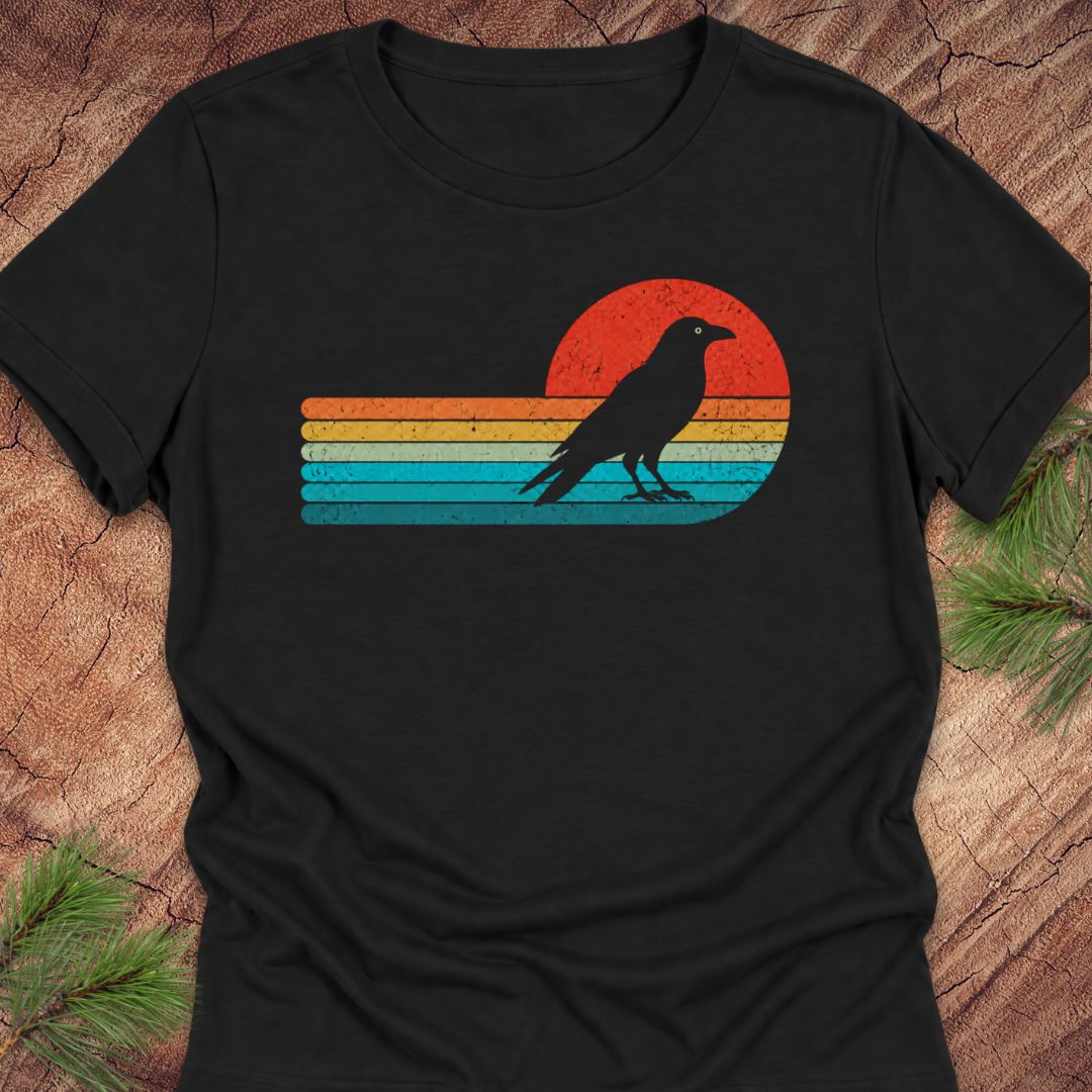 Retro Crow Women's Relaxed Tee