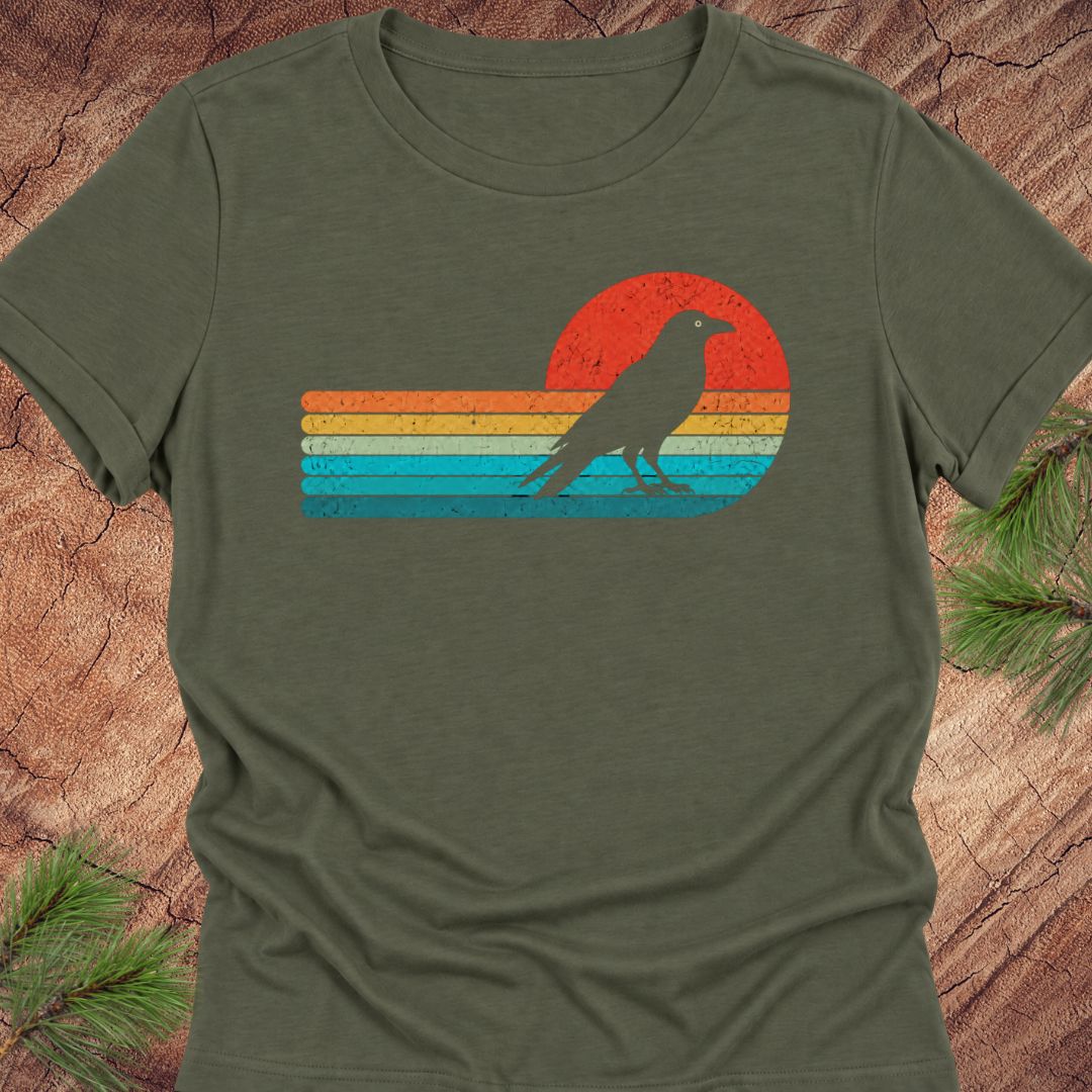 Retro Crow Women's Relaxed Tee
